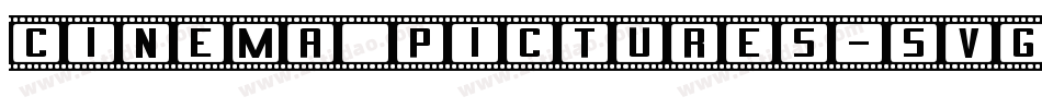 Cinema Pictures-SVG字体转换